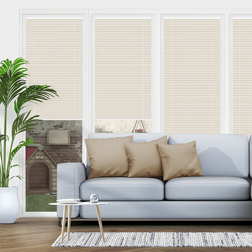 Clic No Drill Apollo Cream (BO) Lifestyle INTU Pleated Blinds