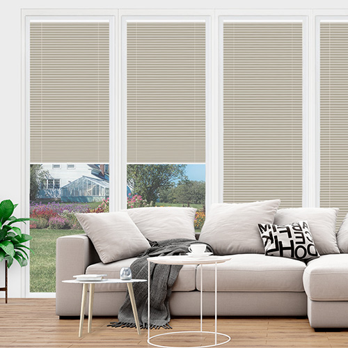 Clic No Drill Apollo Dawn (BO) Lifestyle INTU Pleated Blinds