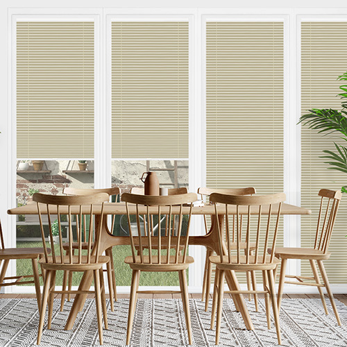 Clic No Drill Apollo Dune (BO) Lifestyle INTU Pleated Blinds