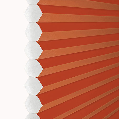 Clic No Drill Apollo Flame (BO) Lifestyle INTU Pleated Blinds