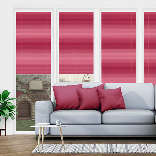 Clic No Drill Apollo Lipstick (BO) Honeycomb Lifestyle INTU Pleated Blinds