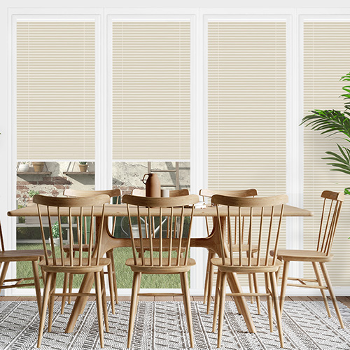 Clic No Drill Apollo Pearl (BO) Lifestyle INTU Pleated Blinds