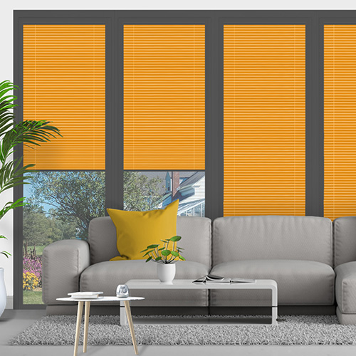 Clic No Drill Apollo Yellow (BO) Lifestyle INTU Pleated Blinds