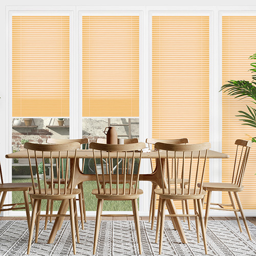 Clic No Drill Apollo Melon Lifestyle INTU Pleated Blinds