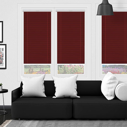 Burgundy Red Lifestyle INTU Venetian Blinds