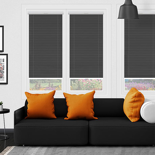 Charcoal Gloss Grey Lifestyle INTU Venetian Blinds