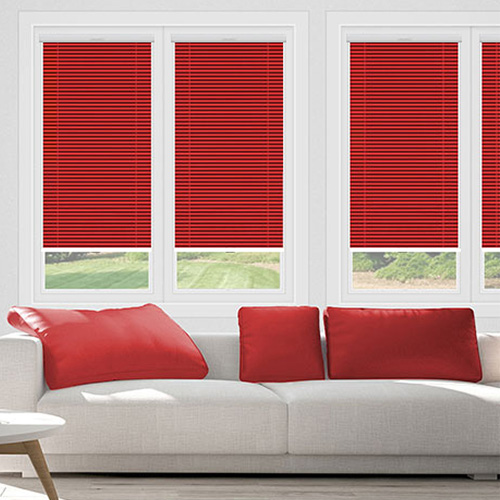 Gloss Red Lifestyle INTU Venetian Blinds