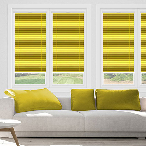 Lemon Punch Lifestyle INTU Venetian Blinds