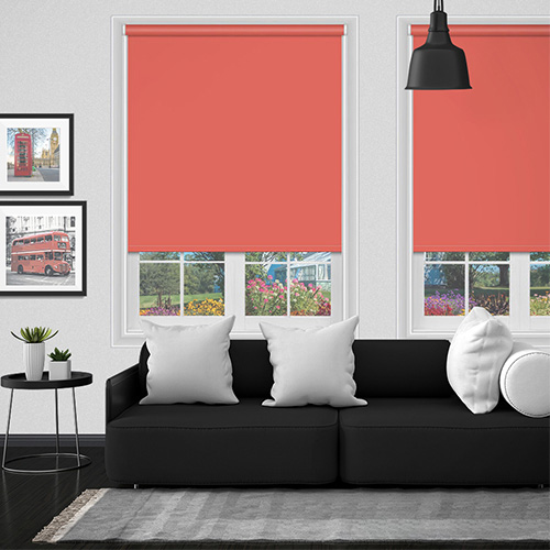 Electric Polaris Coral Red Blockout Lifestyle New Blinds