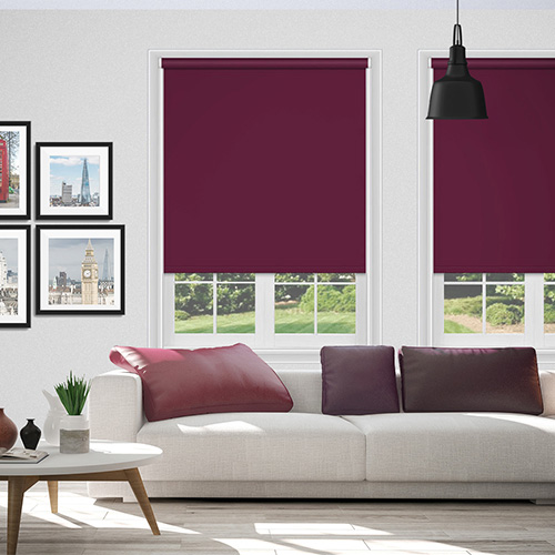 Electric Polaris Raspberry Blockout Lifestyle New Blinds