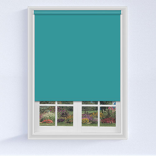 Electric Polaris Teal Blockout Lifestyle New Blinds