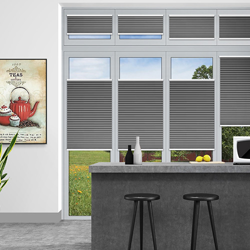 Duopleat Blackout Grey Top Down Bottom Up Lifestyle New Blinds