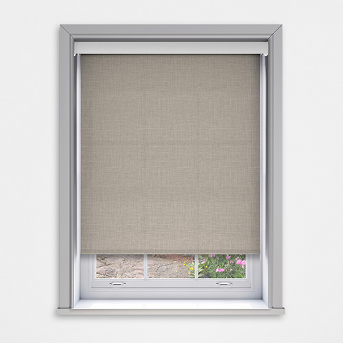 Sora Truffle Dimout with Cassette Lifestyle New Blinds