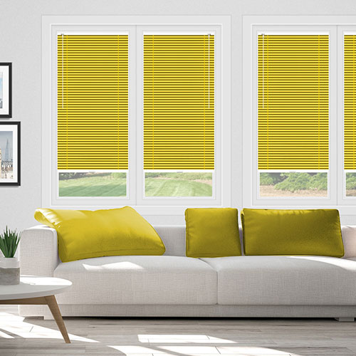 Lemon Punch Clic Fit Venetian Lifestyle No Drill Blinds