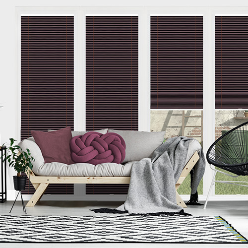 Apollo Aubergine (BO) Honeycomb Clic Fit Lifestyle No Drill Blinds