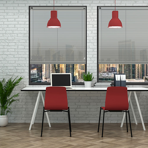 Aluminium Filtra Grey Lifestyle Office Blinds