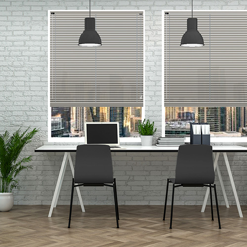 Estrella Dark Silver 25mm Aluminium Lifestyle Office Blinds