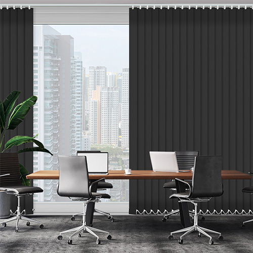 Palette Black Vertical Lifestyle Office Blinds