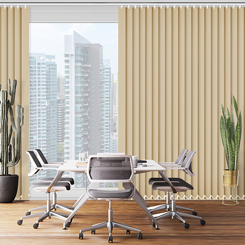 Banlight Duo FR Beige 127mm Lifestyle Office Blinds