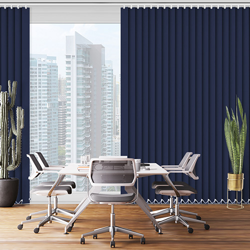 Banlight Duo FR Navy 127mm Lifestyle Office Blinds