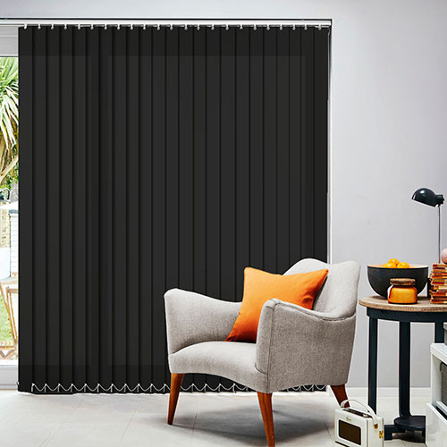 Palette Black 127mm Lifestyle Office Blinds