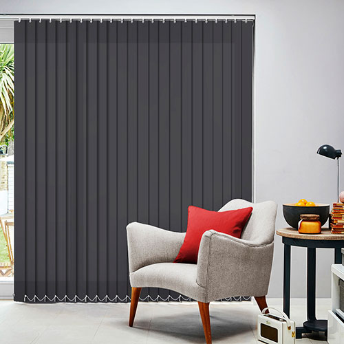 Palette Charcoal 127mm Lifestyle Office Blinds