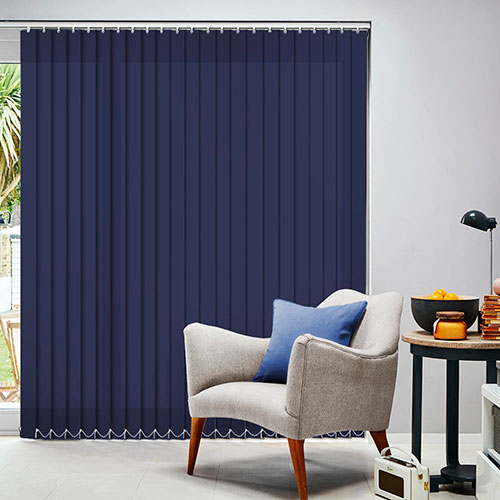 Palette Dark Blue 127mm Lifestyle Office Blinds