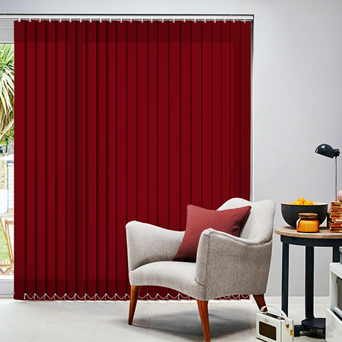 Palette Redcurrant 127mm Lifestyle Office Blinds