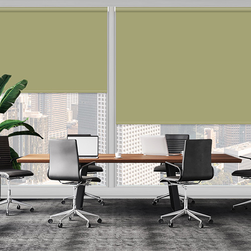 Banlight Duo FR Green Lifestyle Office Blinds