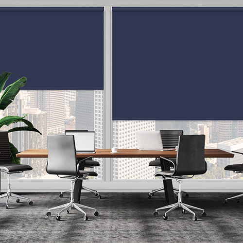 Banlight Duo FR Navy Lifestyle Office Blinds