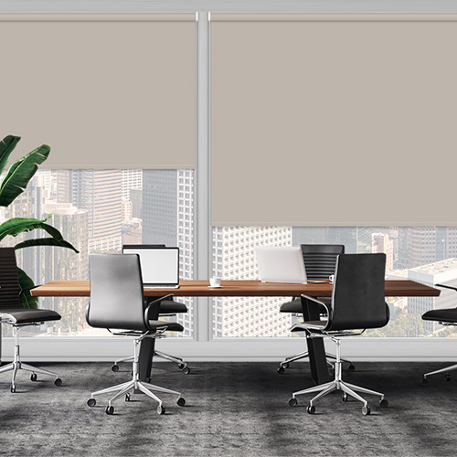 Banlight Duo FR Stone Grey Lifestyle Office Blinds