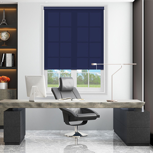 Palette Dark Blue Lifestyle Office Blinds