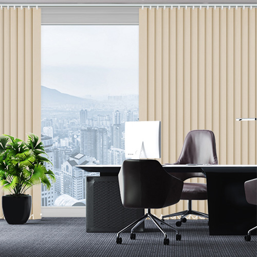 UniVert Cream Lifestyle Office Blinds