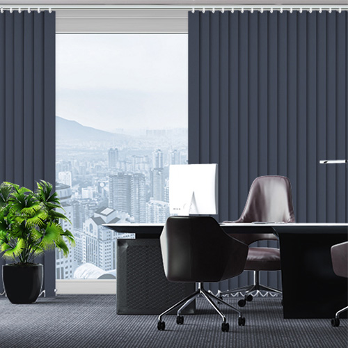 UniVert Navy Lifestyle Office Blinds