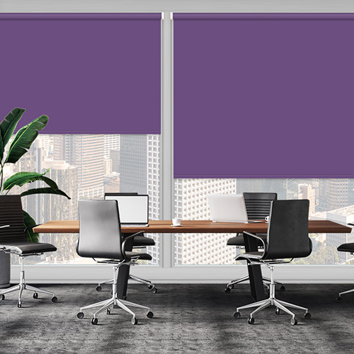 UniShade Mulberry Blockout Shade Lifestyle Office Blinds