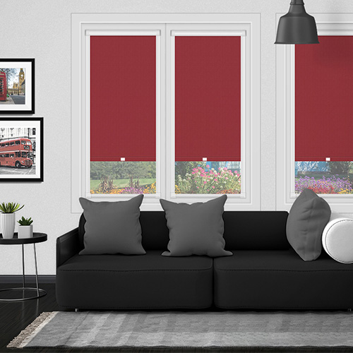 Bella Ruby Blockout No Drill Lifestyle Perfect Fit Blackout Blinds