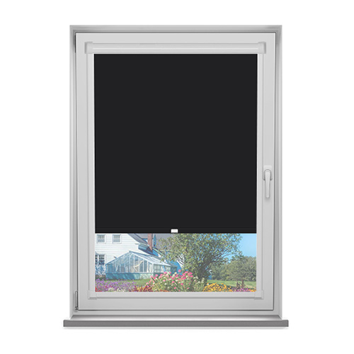 PF Polaris Black Blockout Lifestyle Perfect Fit Blackout Blinds