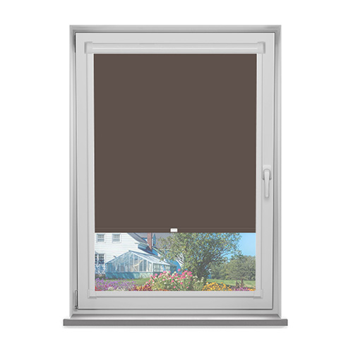 PF Polaris Cocoa Blockout Lifestyle Perfect Fit Blackout Blinds