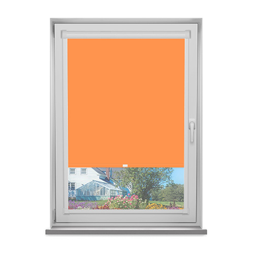 PF Polaris Tangerine Blockout Lifestyle Perfect Fit Blackout Blinds