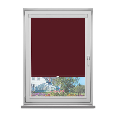 PF Polaris Wine Blockout Lifestyle Perfect Fit Blackout Blinds