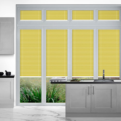 Duopleat Yellow Lifestyle Perfect Fit Pleated Blinds