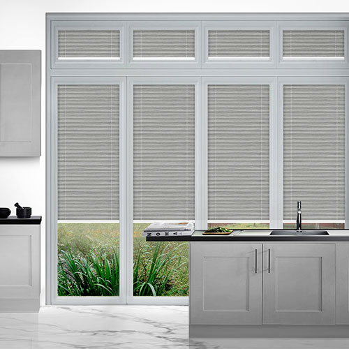 Paris Grey Lifestyle Perfect Fit Pleated Blinds