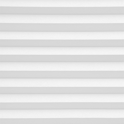 Lexington White Blockout Perfect Fit Pleated Blinds