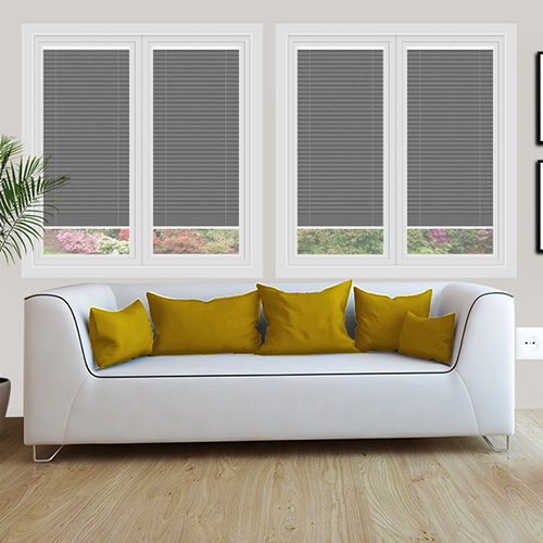Bowery Pewter Dimout Lifestyle Perfect Fit Pleated Blinds