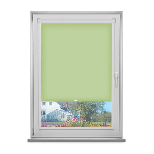 PF Polaris Green Dimout Lifestyle Perfect Fit Roller Blinds