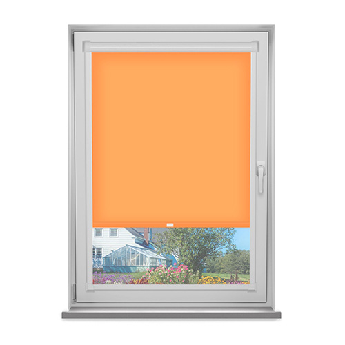 PF Polaris Tangerine Dimout Lifestyle Perfect Fit Roller Blinds