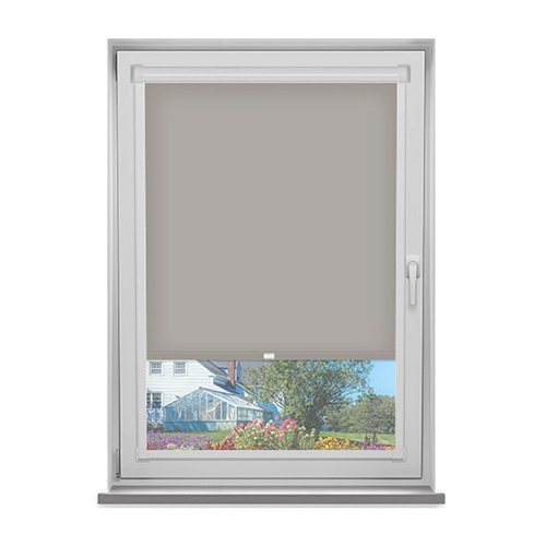 PF Polaris Taupe Dimout Lifestyle Perfect Fit Roller Blinds