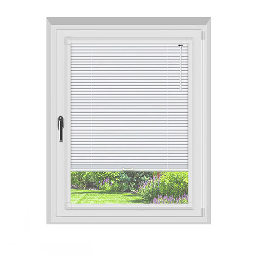 White Perfect Fit Venetian Blind - 25mm Gloss