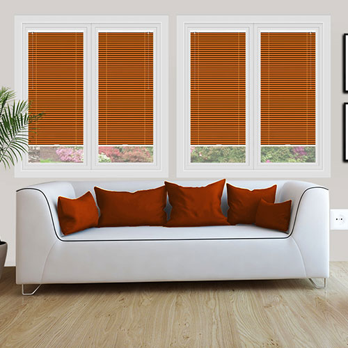 Orange Matt Lifestyle Perfect Fit Venetian Blinds