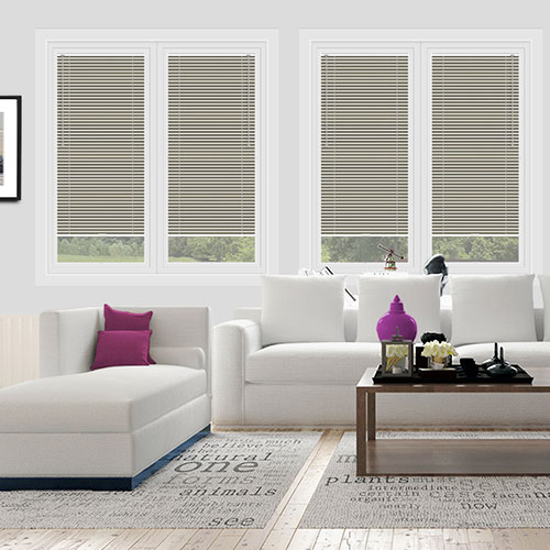 25mm Matt Wheat Lifestyle Perfect Fit Venetian Blinds